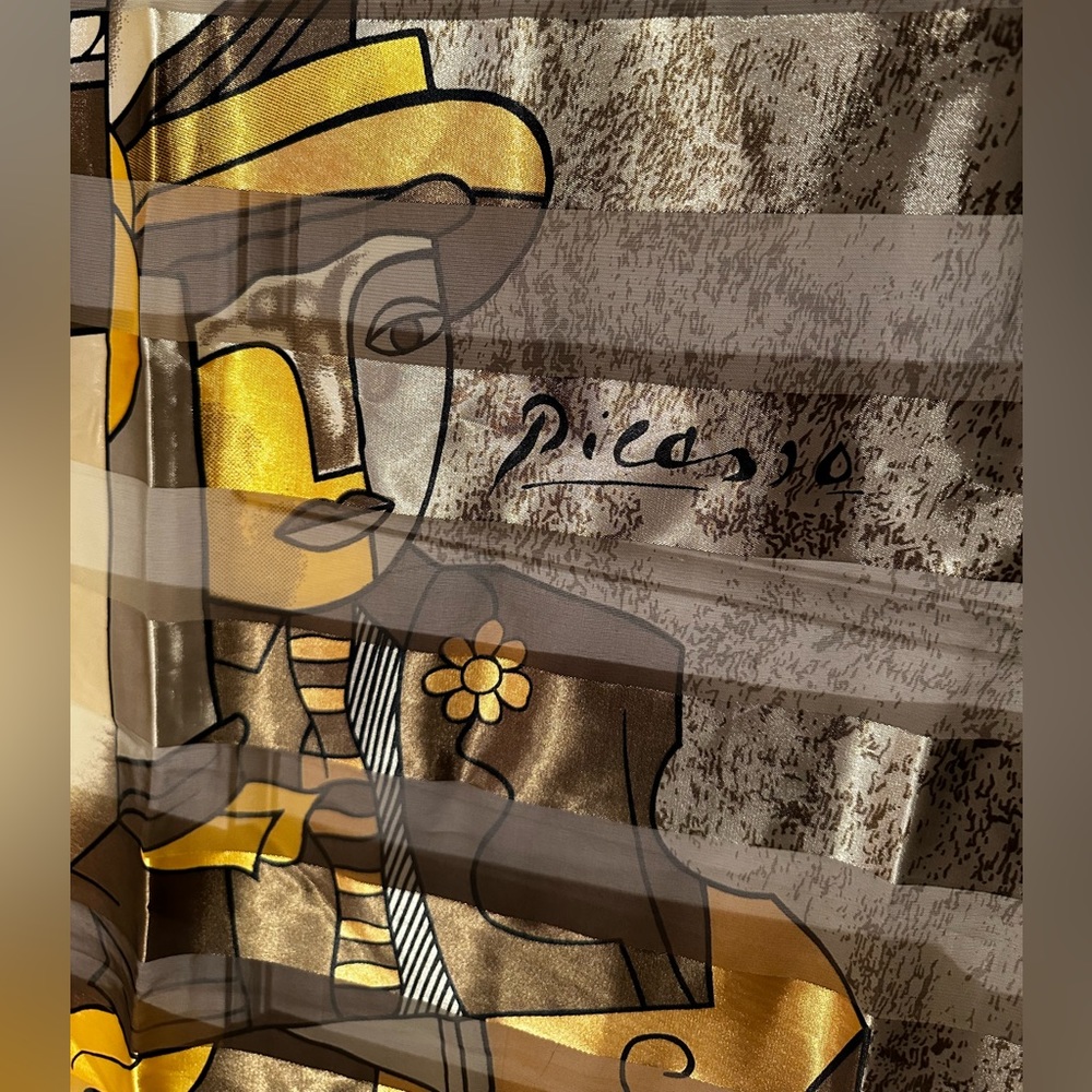 Picasso silk scarve